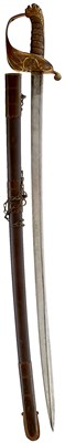 Lot 141 - A SCARCE EAST INDIA COMPANY NAVAL OFFICER'S SWORD OF SCOTTISH CLAN CAMPBELL INTEREST