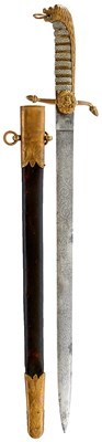 Lot 136 - A VICTORIAN MIDSHIPMAN'S DIRK BY WALTON OF GOSPORT