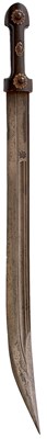 Lot 674 - A 19TH CENTURY RUSSIAN OR GEORGIAN BALKAN KINDJAL