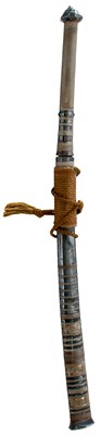 Lot A LATE 19TH CENTURY BURMESE DHA
