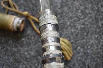 Lot 62 - A LATE 19TH CENTURY BURMESE DHA