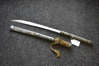 Lot 62 - A LATE 19TH CENTURY BURMESE DHA
