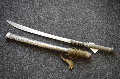 Lot 62 - A LATE 19TH CENTURY BURMESE DHA