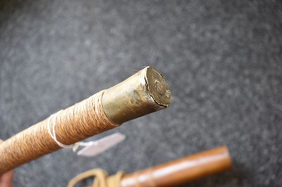 Lot 63 - AN EARLY 20TH CENTURY BURMESE DHA