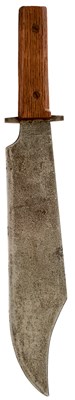 Lot 661 - A LARGE TRADE BOWIE KNIFE