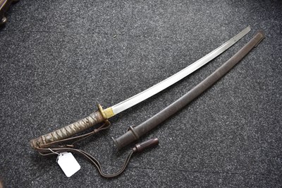 Lot 8 - A JAPANESE NCO'S TYPE 95 SHIN-GUNTO