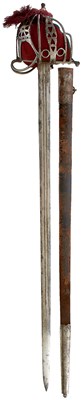 Lot 264 - AN 1828 PATTERN BASKET HILTED BROADSWORD