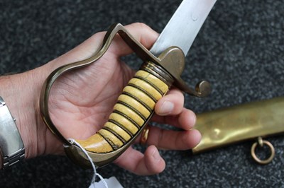 Lot 94 - A 1796 PATTERN LIGHT CAVALRY OFFICER'S SABRE WITH TROPHY BLADE