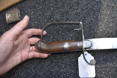 Lot 95 - AN INDIAN CAVALRY SABRE OF 1796 TYPE
