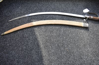 Lot 95 - AN INDIAN CAVALRY SABRE OF 1796 TYPE