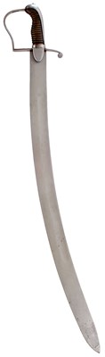 Lot 96 - AN INTERESTING 1796 PATTERN LIGHT CAVALRY SABRE WITH TROPHY BLADE