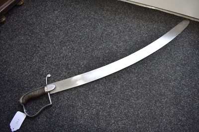 Lot 96 - AN INTERESTING 1796 PATTERN LIGHT CAVALRY SABRE WITH TROPHY BLADE