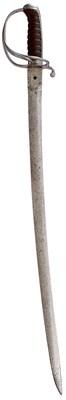 Lot 97 - AN 1821 PATTERN LIGHT CAVALRY OFFICER'S PATENT SOLID HILT SWORD