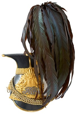 Lot 547 - A VICTORIAN 9TH (QUEEN'S ROYAL) LANCER'S OFFICER'S CAP