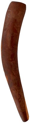 Lot 683 - A 19TH CENTURY WAR BOOMERANG