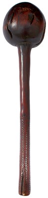 Lot 685 - A LATE 18TH OR EARLY 19TH CENTURY FIJIAN ULA OR THROWING CLUB