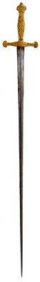 Lot 147 - A SWORD OF THE ROYAL NOBLE GUARD OF THE KING OF SPAIN