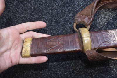 Lot 69 - A LATE 19TH CENTURY SUDANESE KASKARA OR SWORD