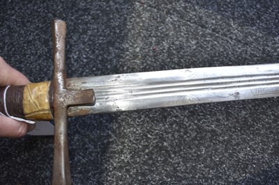 Lot 69 - A LATE 19TH CENTURY SUDANESE KASKARA OR SWORD