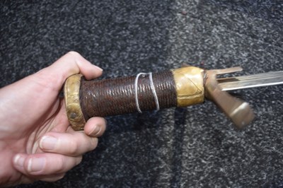 Lot 69 - A LATE 19TH CENTURY SUDANESE KASKARA OR SWORD