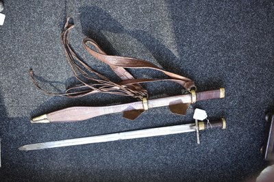 Lot 69 - A LATE 19TH CENTURY SUDANESE KASKARA OR SWORD