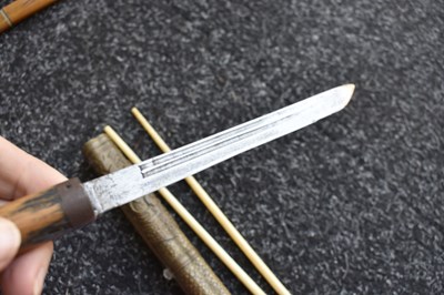 Lot 75 - A CHINESE TROUSSE OR DAGGER SET
