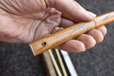 Lot 75 - A CHINESE TROUSSE OR DAGGER SET