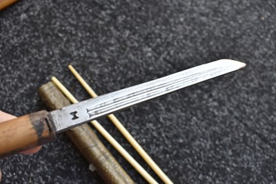 Lot 75 - A CHINESE TROUSSE OR DAGGER SET