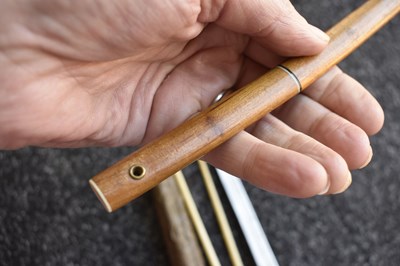 Lot 75 - A CHINESE TROUSSE OR DAGGER SET