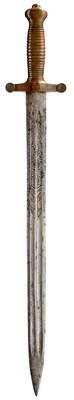 Lot 151 - A 19TH CENTURY CONTINENTAL SIDEARM