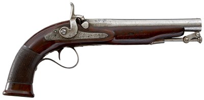 Lot 376 - A .700 CALIBRE PERCUSSION CAVALRY OR OFFICER'S PISTOL