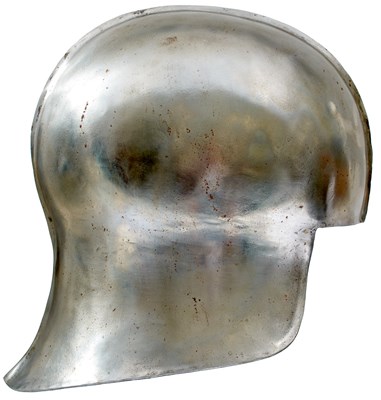 Lot 207 - A GOOD COPY OF A MID 15TH CENTURY ITALIAN SALET OR HELMET