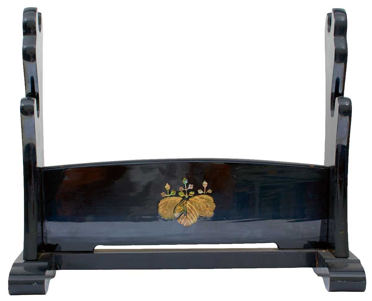 Lot 15 - A JAPANESE SWORD STAND