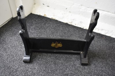Lot 15 - A JAPANESE SWORD STAND