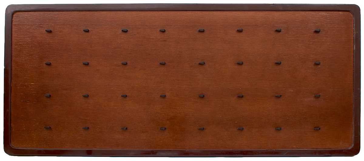 Lot 13 - A LARGE JAPANESE TSUBA DISPLAY BOARD