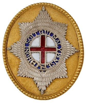 Lot 570 - OF WATERLOO INTEREST: AN 1800-1810 COLDSTREAM GUARDS OFFICER'S SHOULDER BELT PLATE
