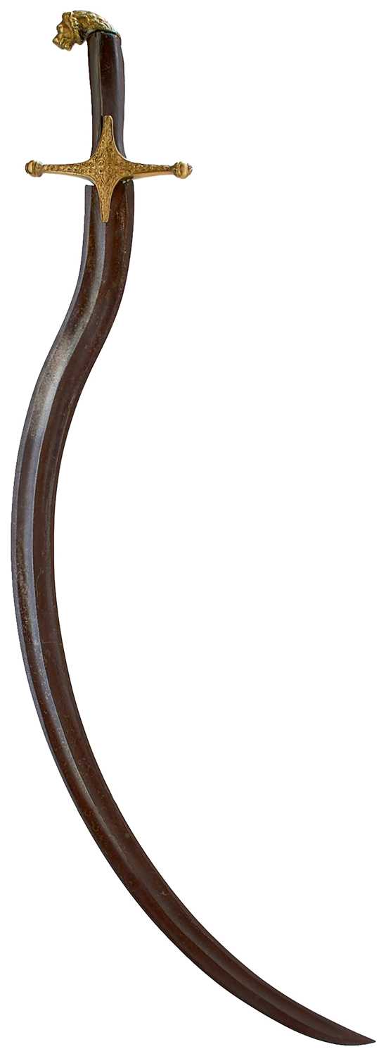 Lot 58 - AN UNUSUAL COMPOSITE SHAMSHIR