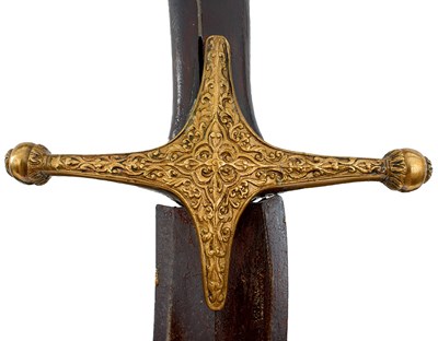 Lot 58 - AN UNUSUAL COMPOSITE SHAMSHIR