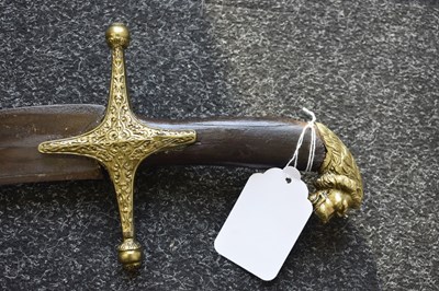 Lot 58 - AN UNUSUAL COMPOSITE SHAMSHIR