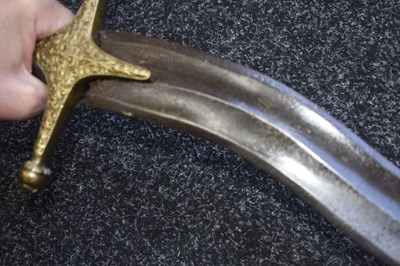 Lot 58 - AN UNUSUAL COMPOSITE SHAMSHIR