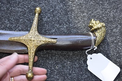 Lot 58 - AN UNUSUAL COMPOSITE SHAMSHIR