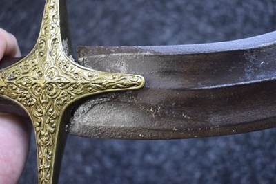 Lot 58 - AN UNUSUAL COMPOSITE SHAMSHIR