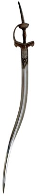 Lot 57 - A HIGHLY UNUSUAL LATE 18TH CENTURY INDIAN ARMOUR PIERCING FIRANGI