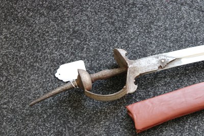 Lot 57 - A HIGHLY UNUSUAL LATE 18TH CENTURY INDIAN ARMOUR PIERCING FIRANGI