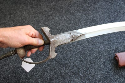 Lot 57 - A HIGHLY UNUSUAL LATE 18TH CENTURY INDIAN ARMOUR PIERCING FIRANGI