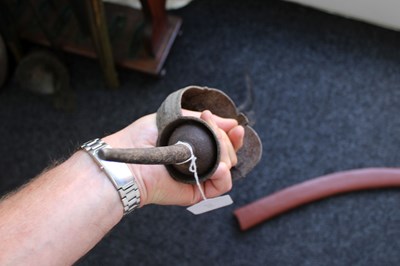 Lot 57 - A HIGHLY UNUSUAL LATE 18TH CENTURY INDIAN ARMOUR PIERCING FIRANGI
