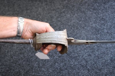 Lot 57 - A HIGHLY UNUSUAL LATE 18TH CENTURY INDIAN ARMOUR PIERCING FIRANGI