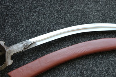 Lot 57 - A HIGHLY UNUSUAL LATE 18TH CENTURY INDIAN ARMOUR PIERCING FIRANGI