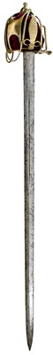 Lot 266 - A 1798 PATTERN BASKET HILTED BROADSWORD WITH PAKTONG HILT