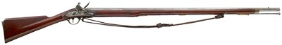 Lot 465 - A GOOD .650 CALIBRE OFFICER'S FUSIL OR BROWN BESS TO THE BELTON HOUSE VOLUNTEERS
